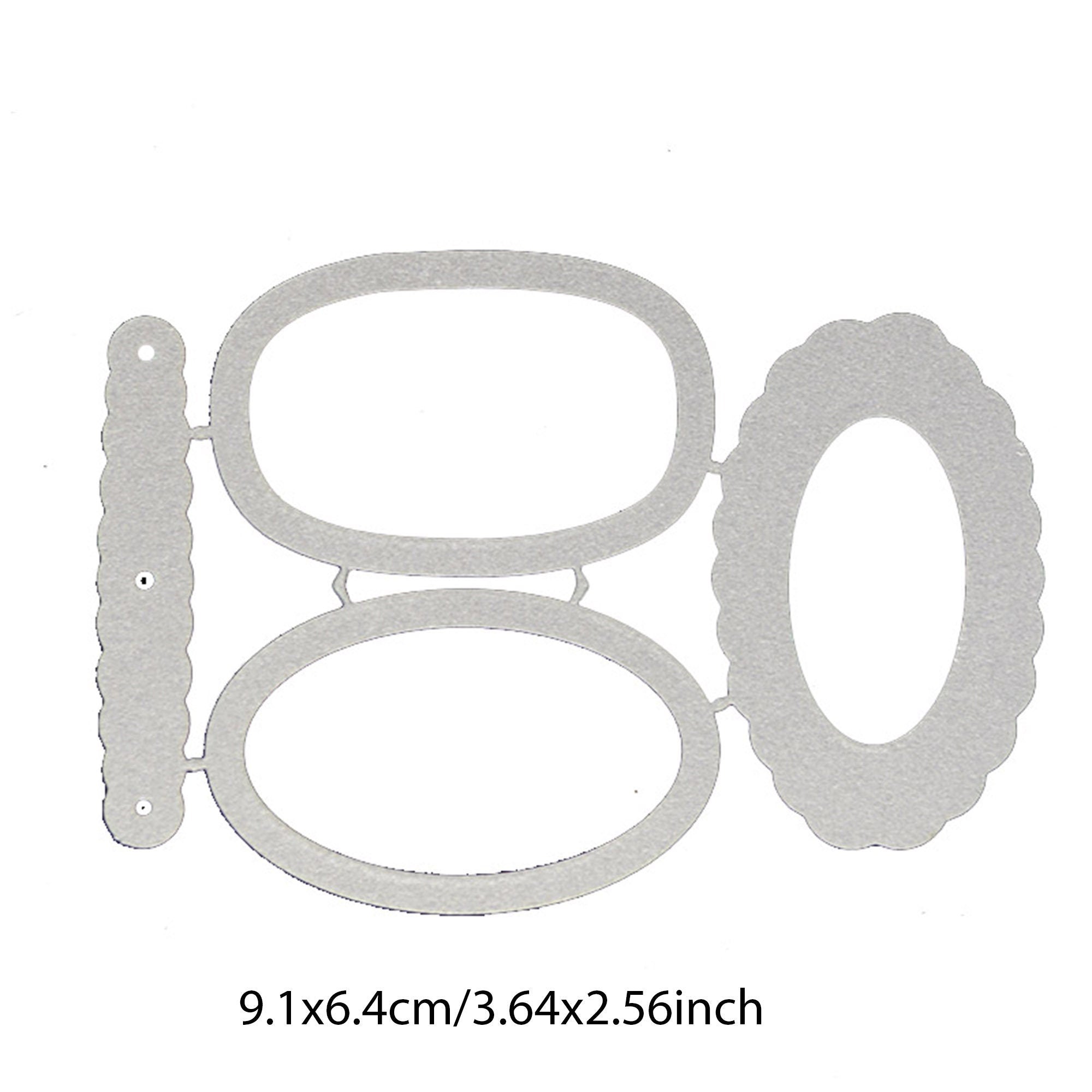 Macaron Metal Cutting Dies, Biscuit Stencils for Scrapbook Cards