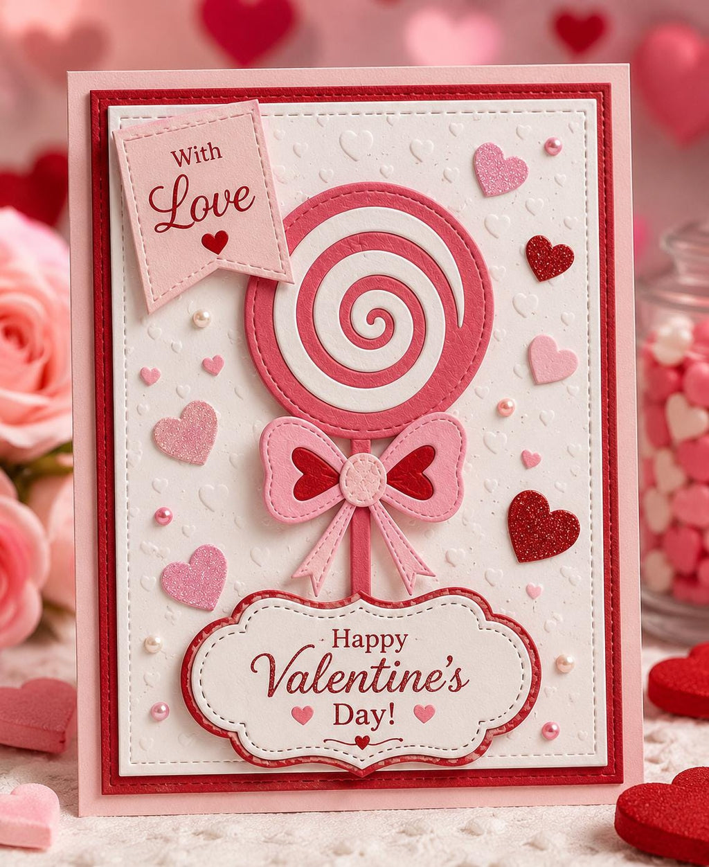 Lollipop Metal Cutting Die for Cards and Scrapbooks