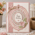 6 Frame Metal Cutting Dies for Cards and Scrapbook Layouts