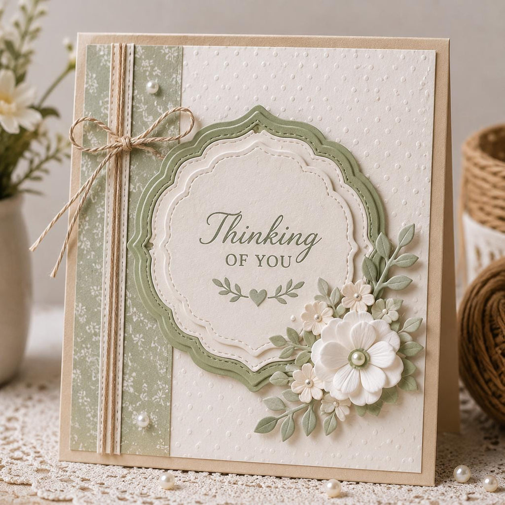 6 Frame Metal Cutting Dies for Cards and Scrapbook Layouts