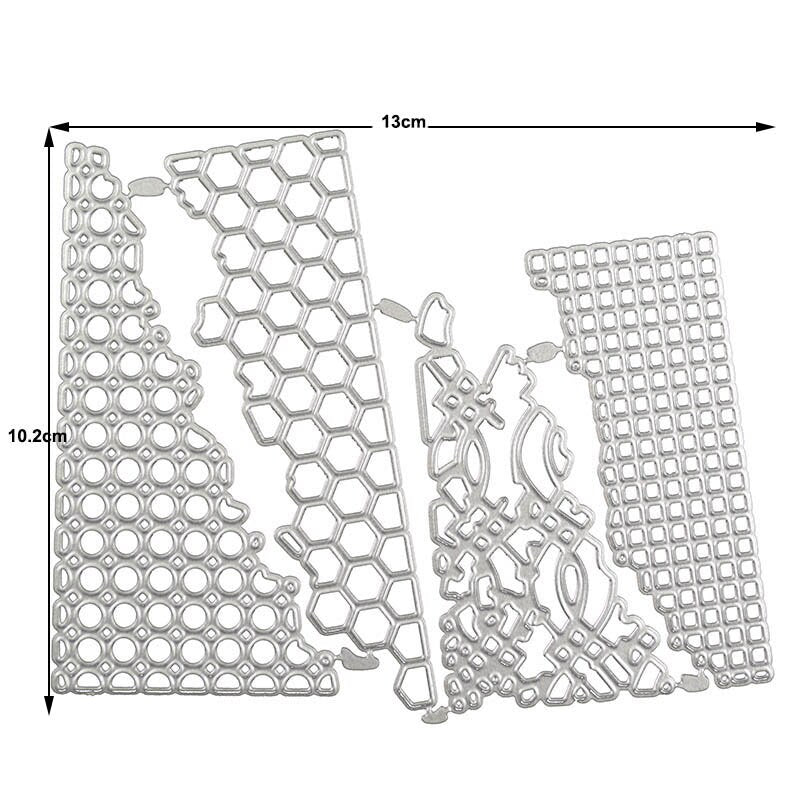 Hollow Out Metal Cutting Die, Decorative Stencil for Scrapbook Cards