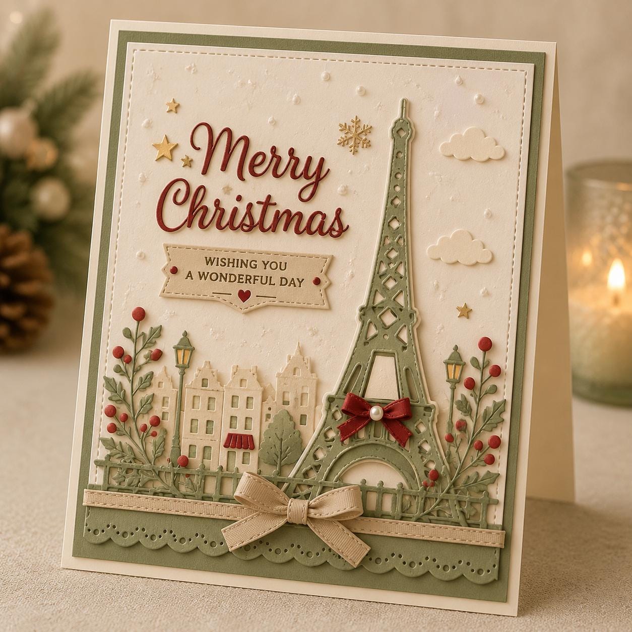 Eiffel Tower Metal Cutting Die, DIY Scrapbooking Stencil