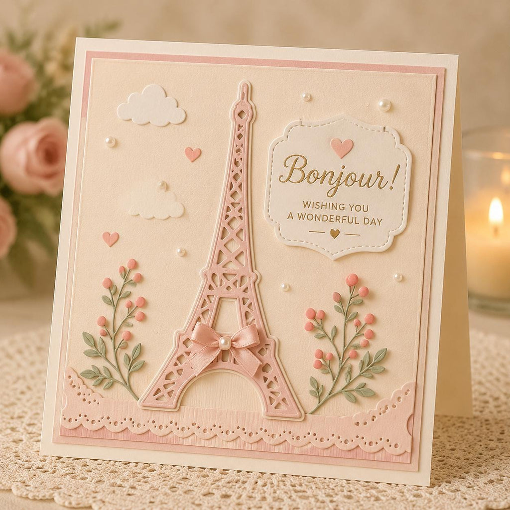 Eiffel Tower Metal Cutting Die, DIY Scrapbooking Stencil