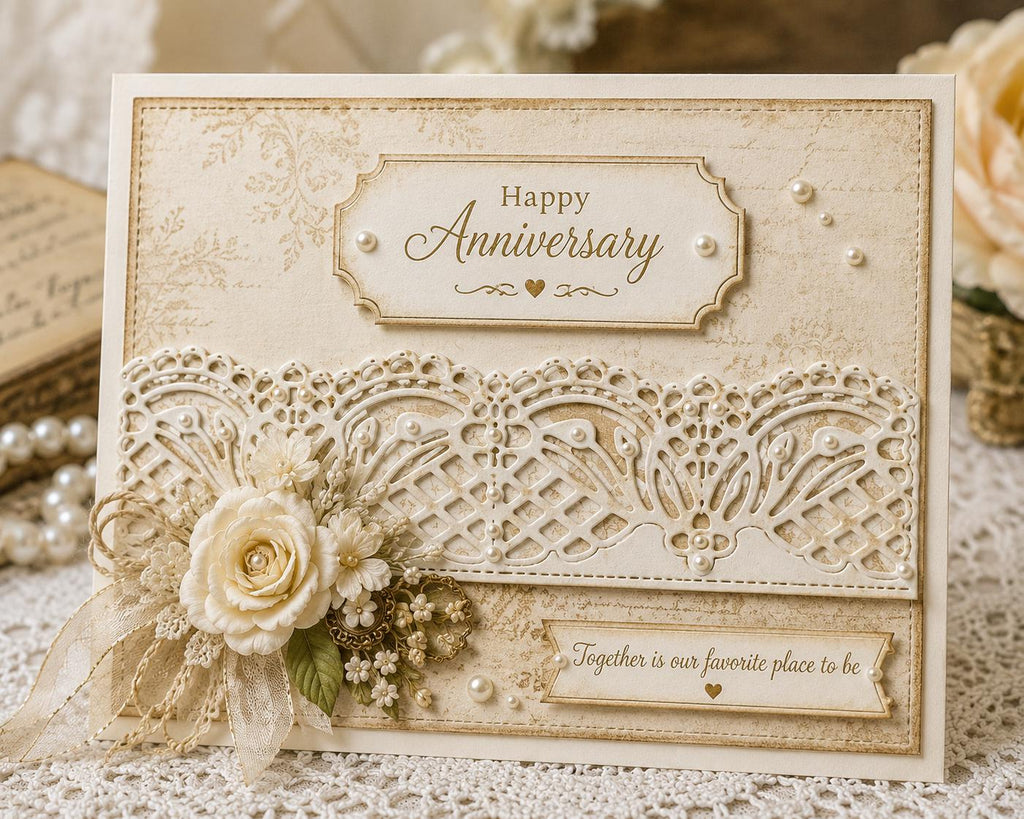 Lace Border Metal Cutting Die, Scrapbooking Stencil