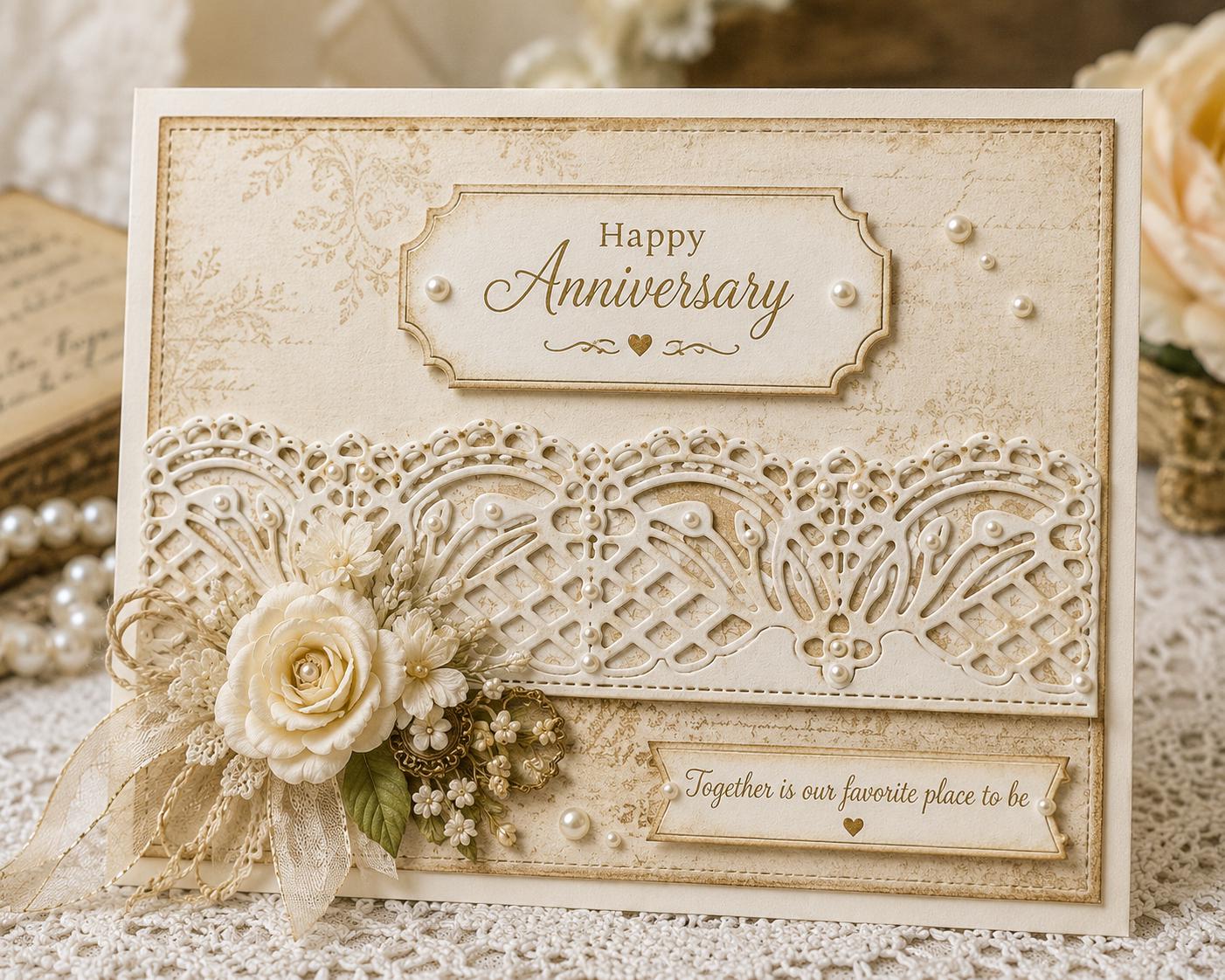 Lace Border Metal Cutting Die, Scrapbooking Stencil
