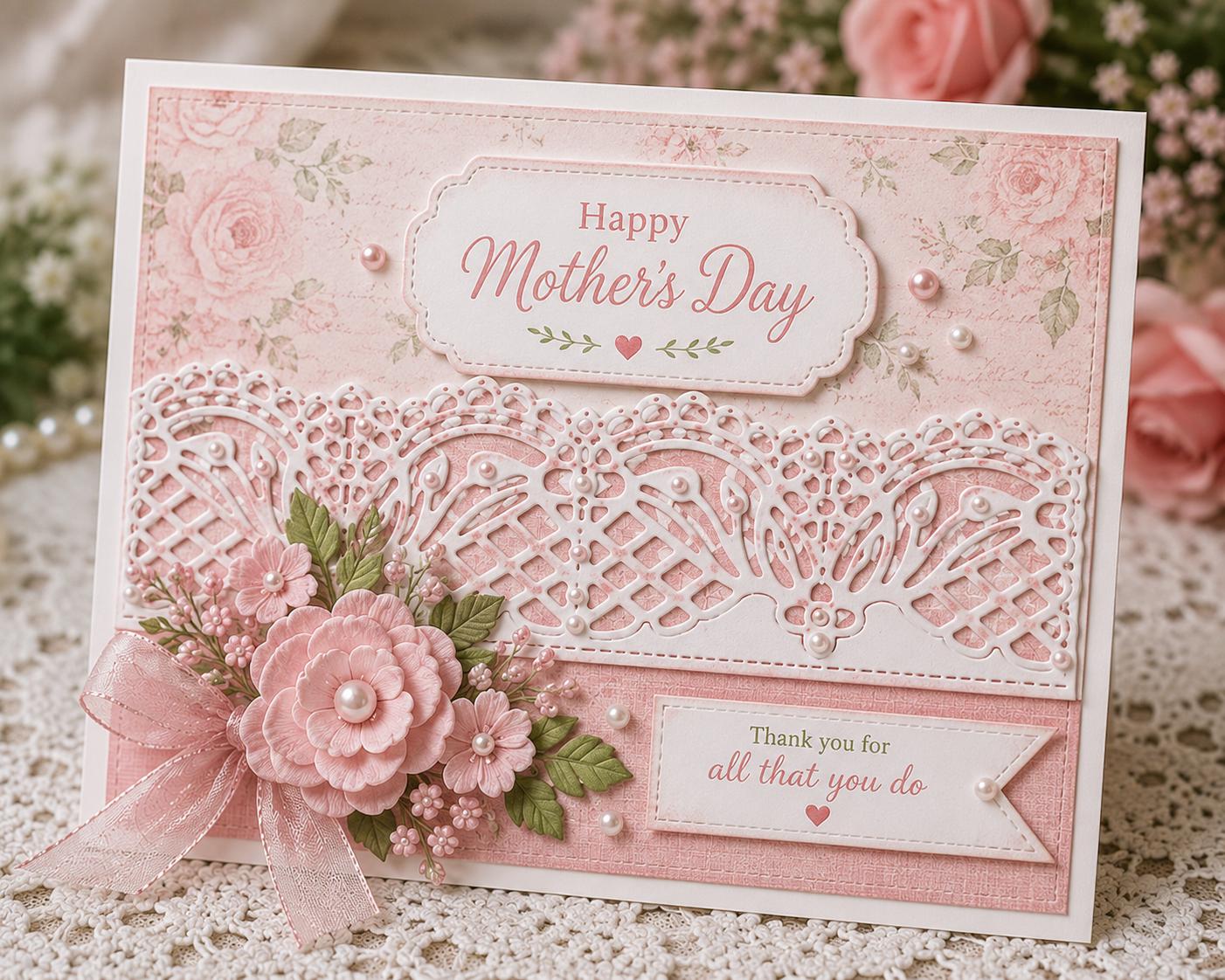 Lace Border Metal Cutting Die, Scrapbooking Stencil