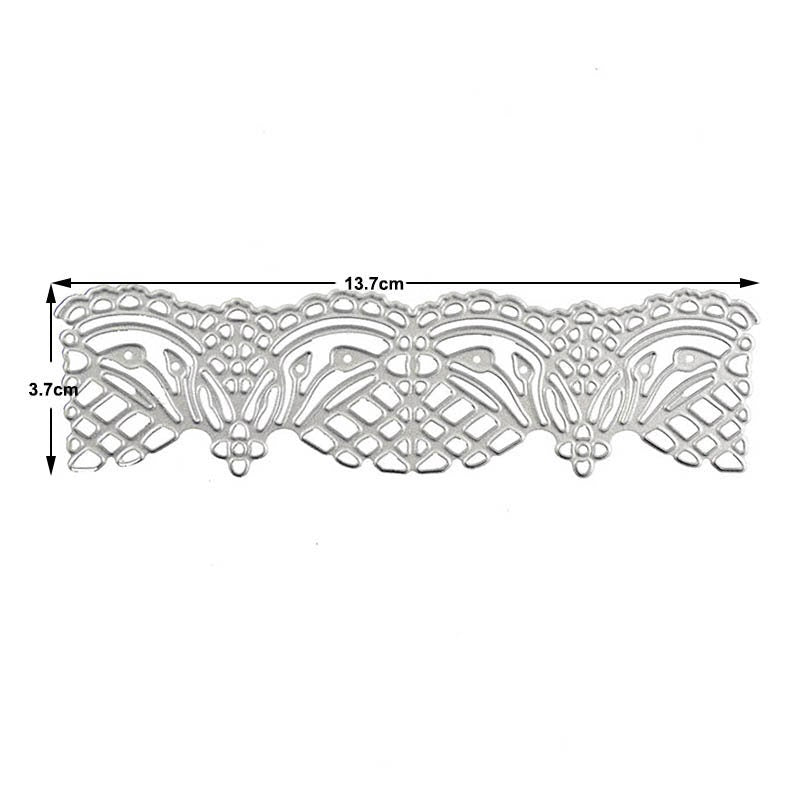 Lace Border Metal Cutting Die, Scrapbooking Stencil