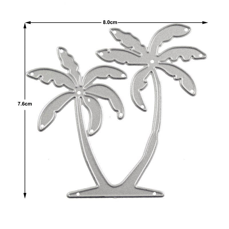 Palm Tree Metal Die Cut, DIY Scrapbooking
