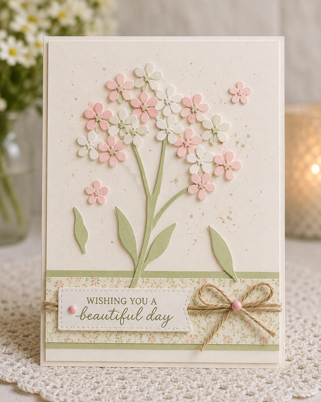 Flower Petals Metal Die Cut, DIY Scrapbooking Stencil