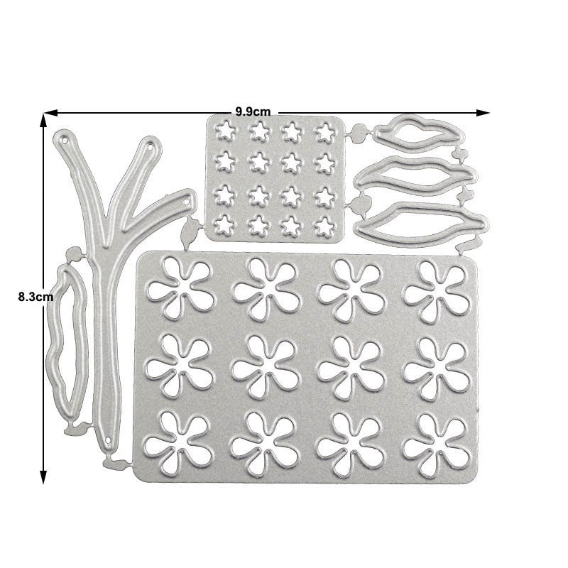 Flower Petals Metal Die Cut, DIY Scrapbooking Stencil