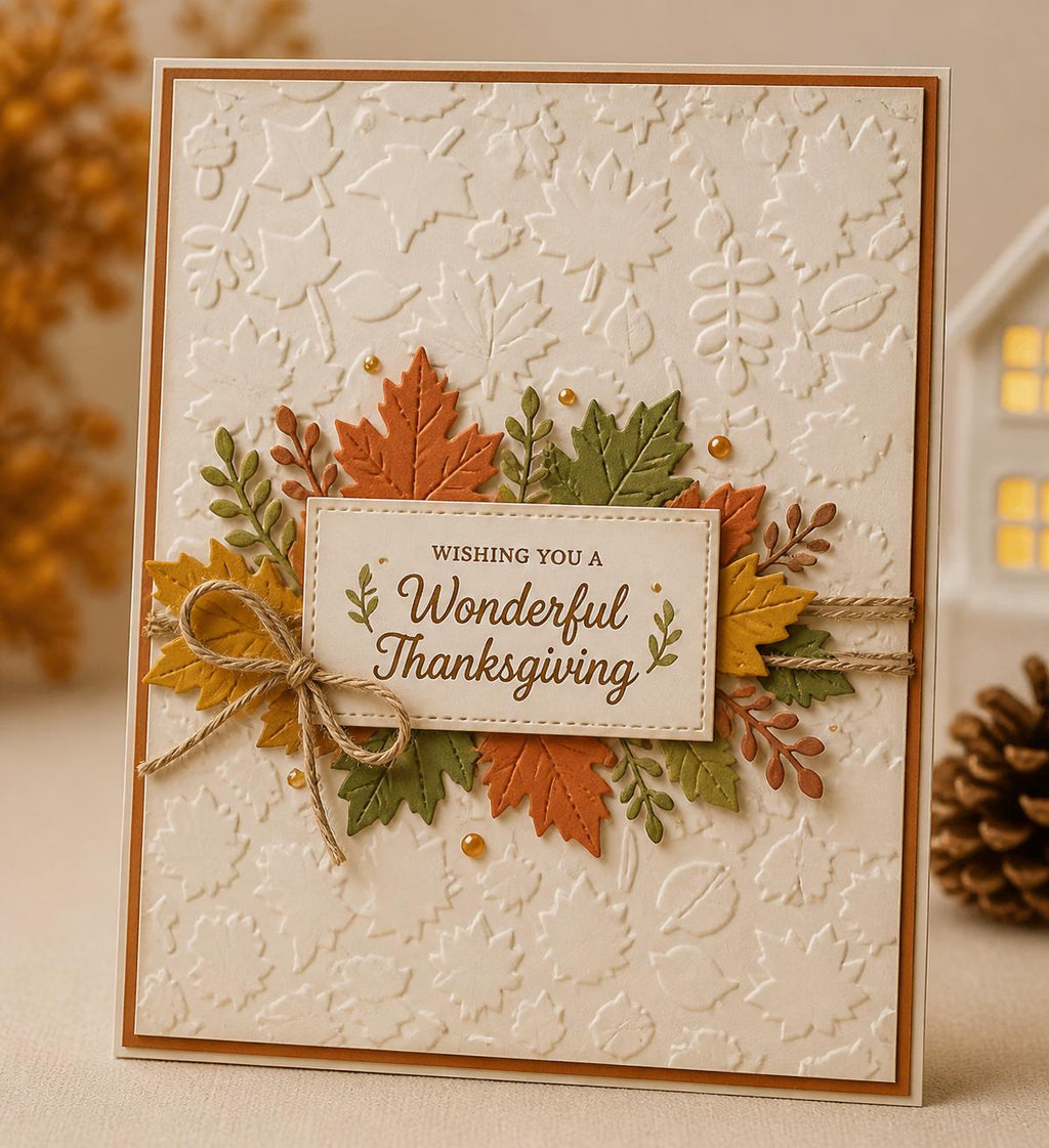 Maple Leaf Embossing Folder for Card Making & Paper Crafts 105x148mm