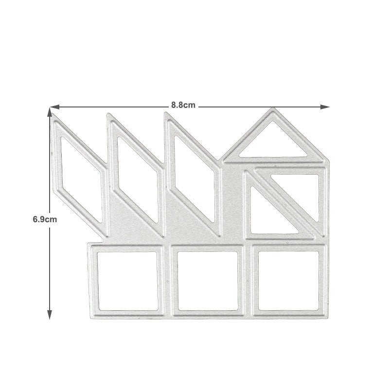Geometric Frame Metal Cutting Die Set for Cards and Crafts