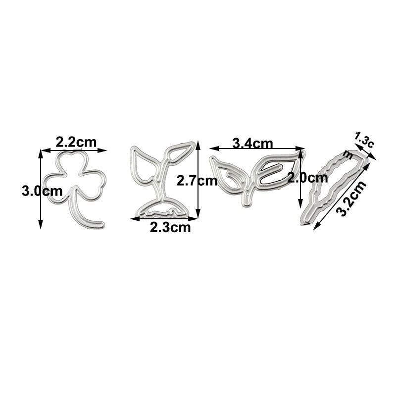 Mini Leaves Metal Die Cut: DIY Scrapbooking, Card Making