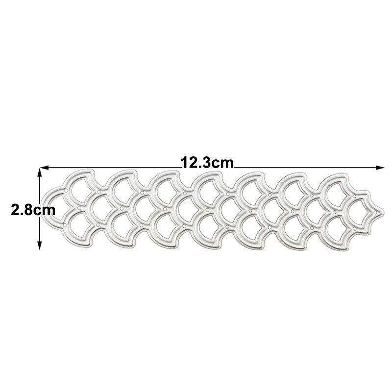 Scale Metal Die Cut for DIY Scrapbooking & Card Making