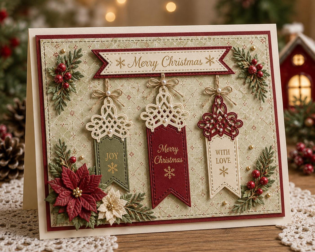 4 Bookmark Metal Cutting Dies for Cards and Crafts