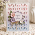 Geometric Background Metal Cutting Die for Scrapbook Cards