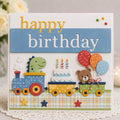 Happy Birthday Border Metal Cutting Die for Cards
