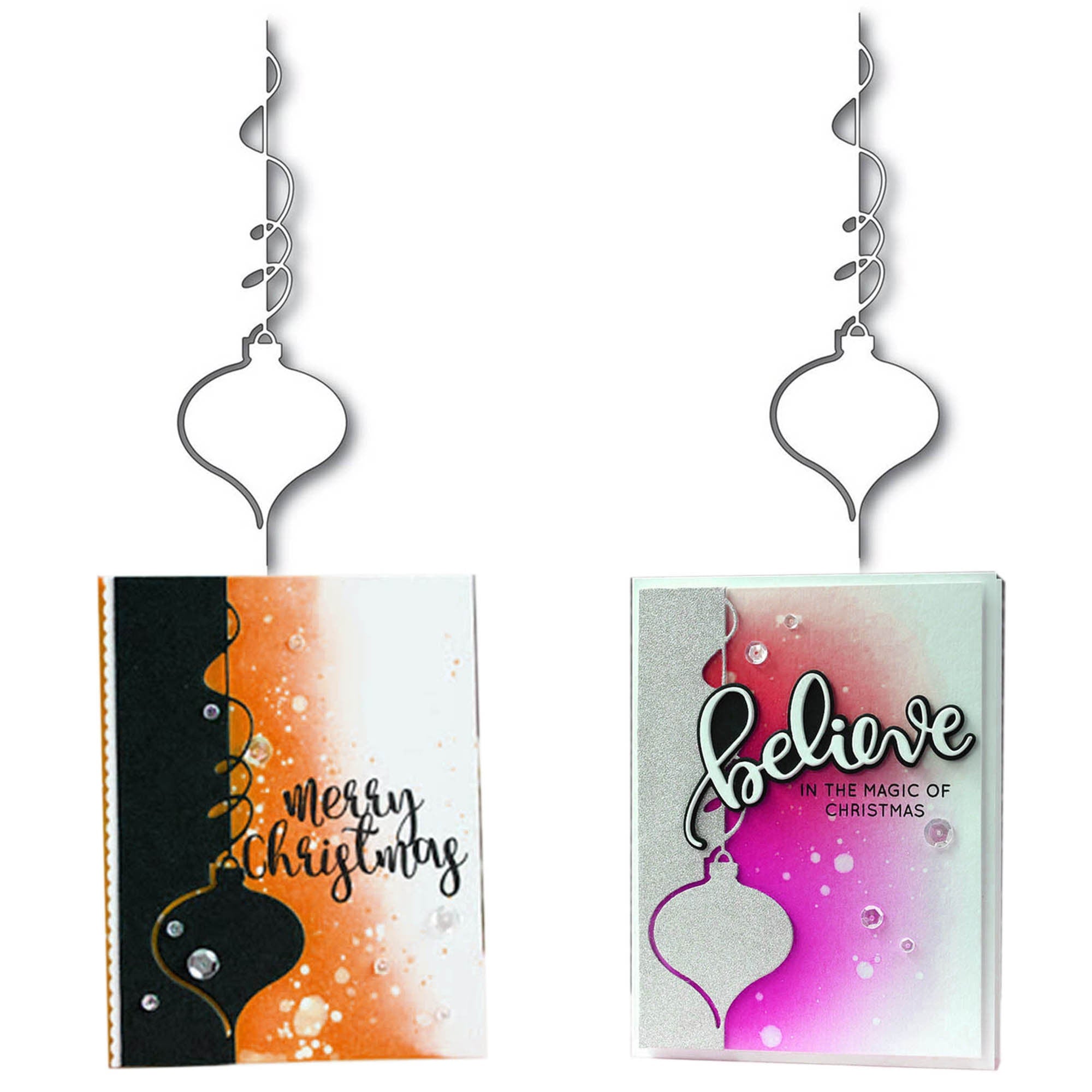 Lantern Border Metal Cutting Die for Cards and Scrapbooking