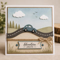 Car and Road Metal Cutting Die, Vehicle Stencil for Cards