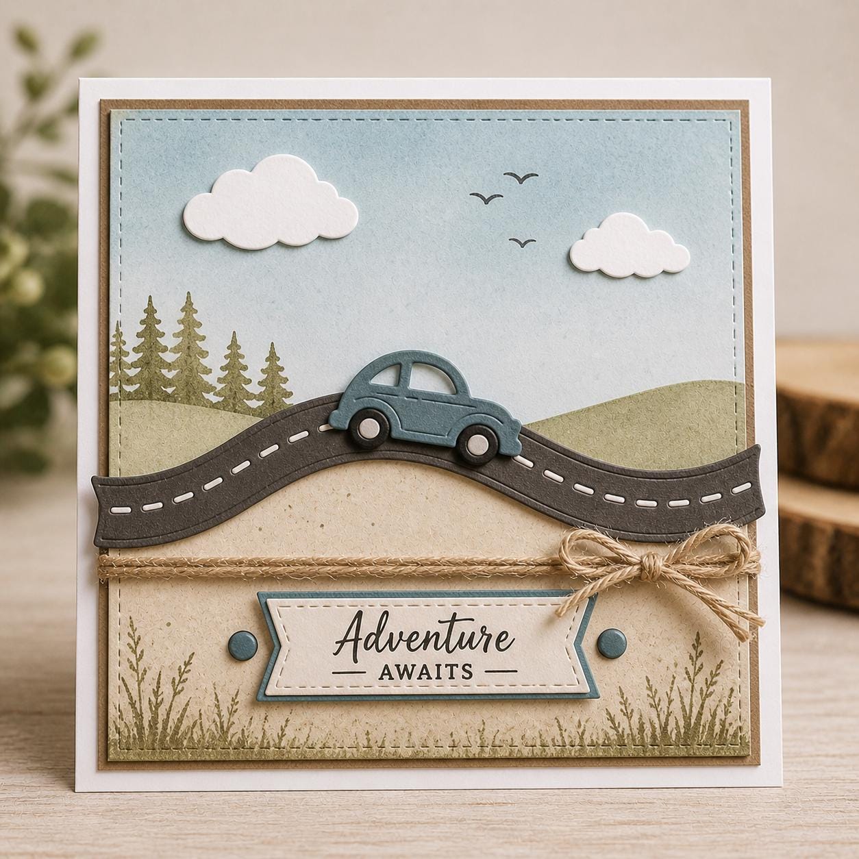 Car and Road Metal Cutting Die, Vehicle Stencil for Cards