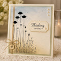 Grass and Plants Clear Stamp Set, Botanical Background for Cards