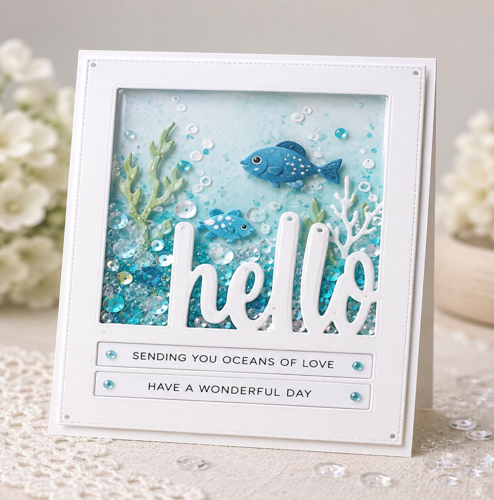 Hello Frame Metal Cutting Die for DIY Scrapbooking