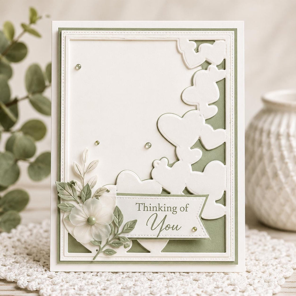 Heart Frame Metal Cutting Die, DIY Scrapbooking Stencil