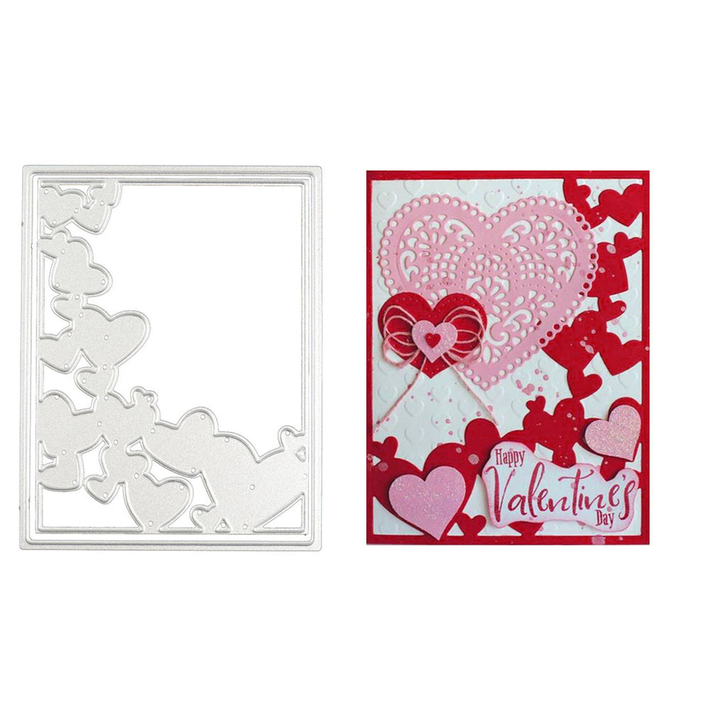 Heart Frame Metal Cutting Die, DIY Scrapbooking Stencil