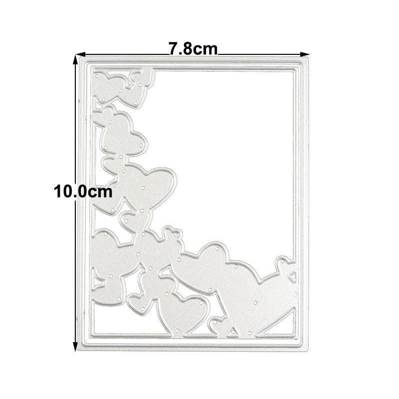 Heart Frame Metal Cutting Die, DIY Scrapbooking Stencil