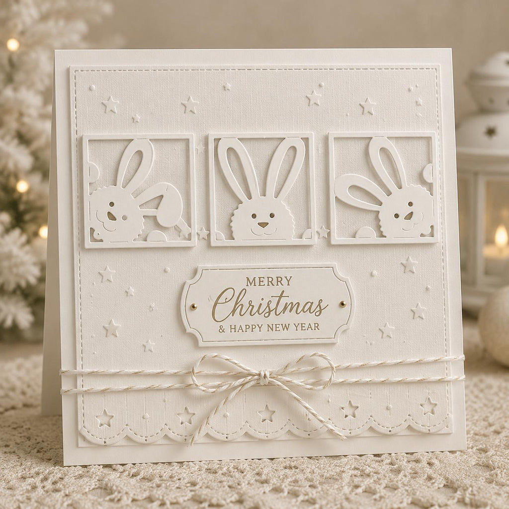 Easter Rabbits Metal Cutting Dies for Scrapbooking