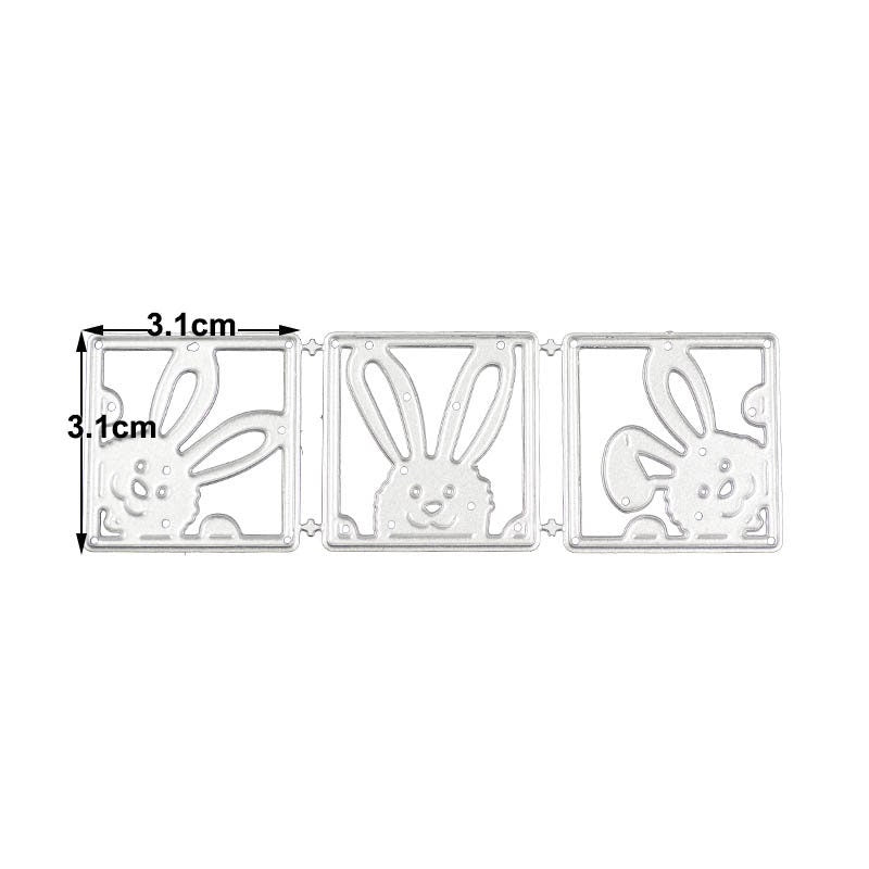 Easter Rabbits Metal Cutting Dies for Scrapbooking