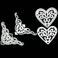 Heart and Corner Metal Cutting Die Set for Cards