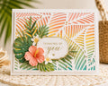 Leaf Background Metal Cutting Die for Handmade Cards