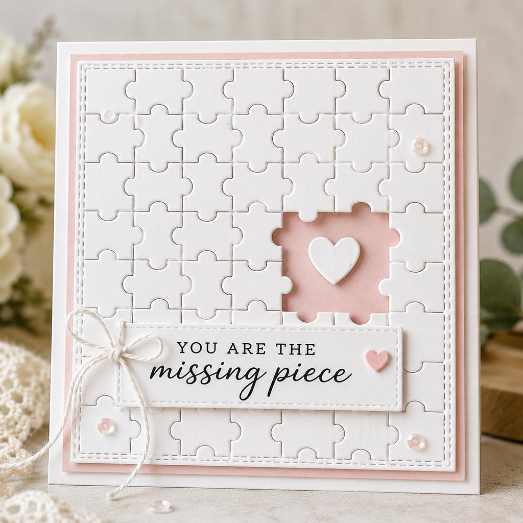 Puzzle Metal Cutting Die: DIY Scrapbooking Stencil