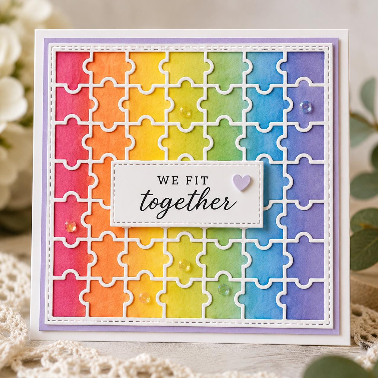 Puzzle Metal Cutting Die: DIY Scrapbooking Stencil