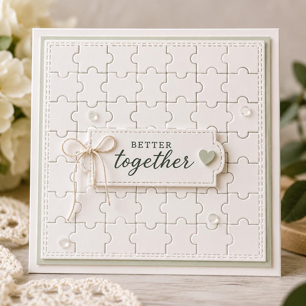 Puzzle Metal Cutting Die: DIY Scrapbooking Stencil