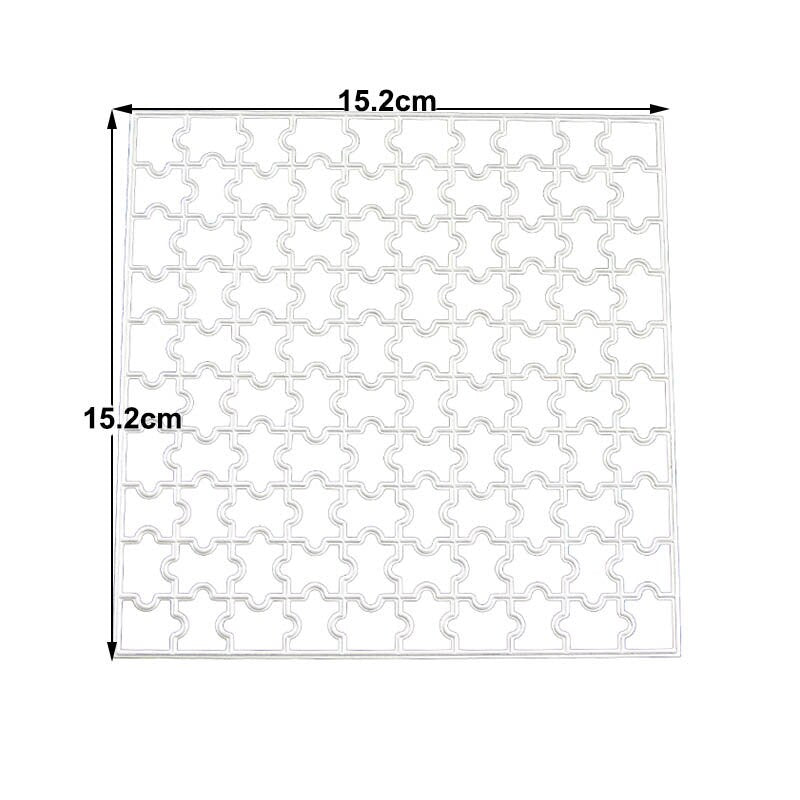 Puzzle Metal Cutting Die: DIY Scrapbooking Stencil