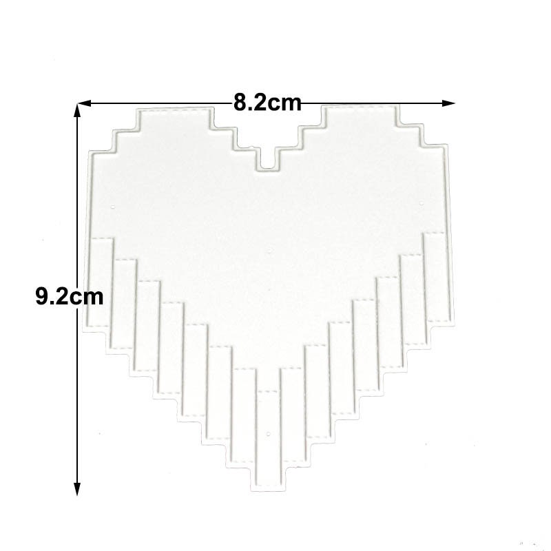 Pop Up Heart Metal Cutting Die for Cardmaking, Scrapbooking Embossing Craft Template