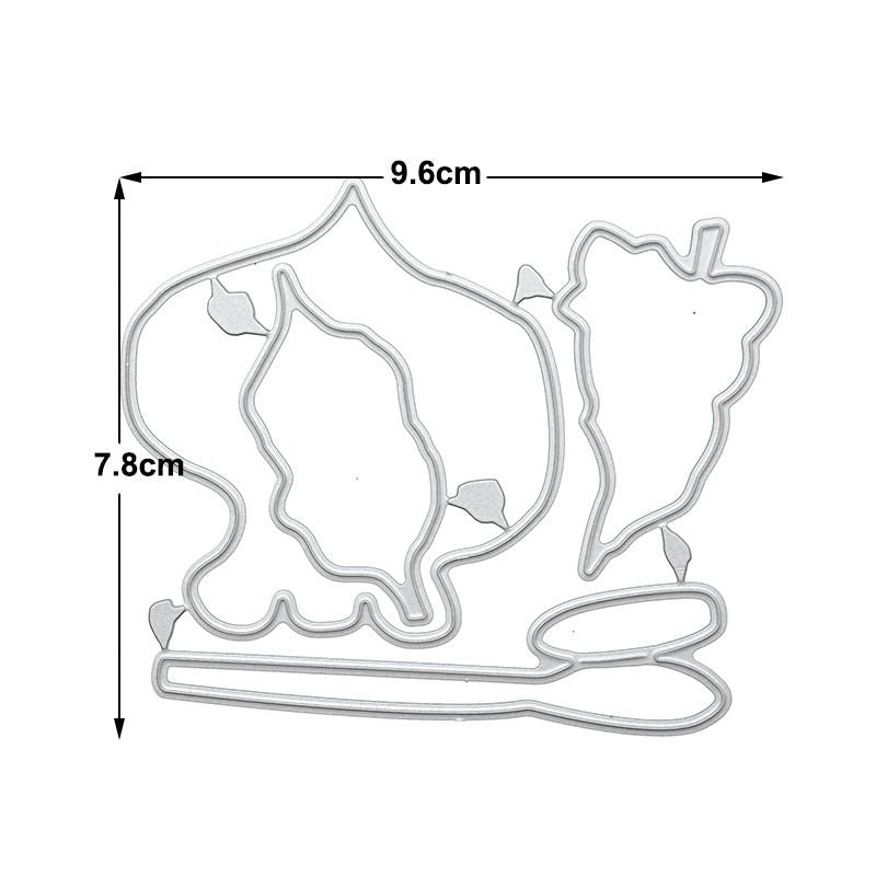 Lily Flower Metal Cutting Die, Steel Stencil for Card Making, Scrapbooking Crafts