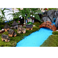 Miniature Resin Fairy Garden House, Tiny Village Hut Figurine