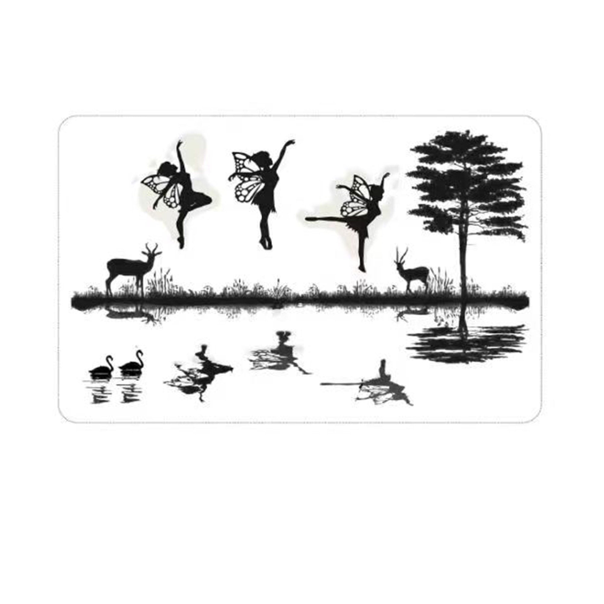 Fairy Clear Stamp, 11 x 16 cm Silicone Craft Stamp
