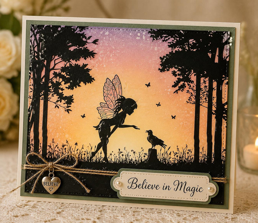 Fairy Clear Stamp, 11 x 16 cm Silicone Craft Stamp