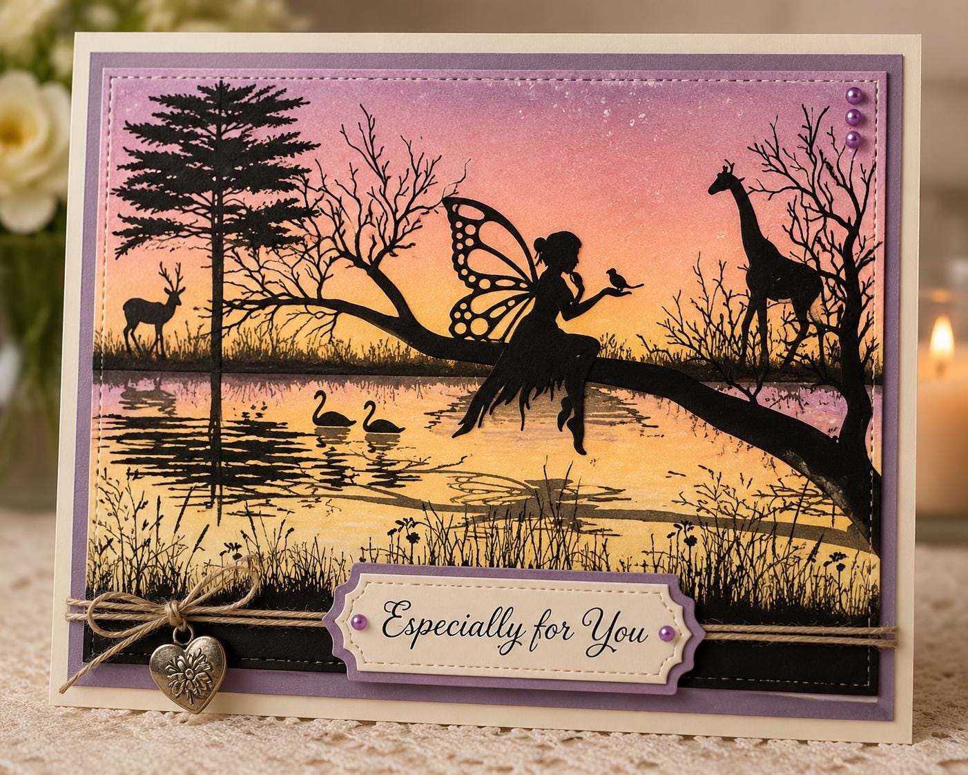 Fairy Clear Stamp, 11 x 16 cm Silicone Craft Stamp