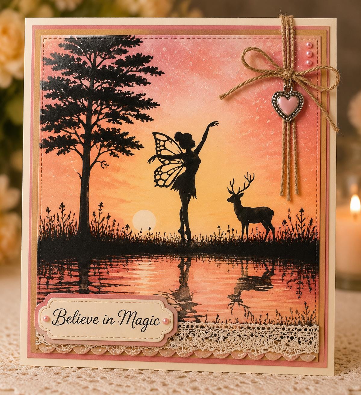 Fairy Clear Stamp, 11 x 16 cm Silicone Craft Stamp
