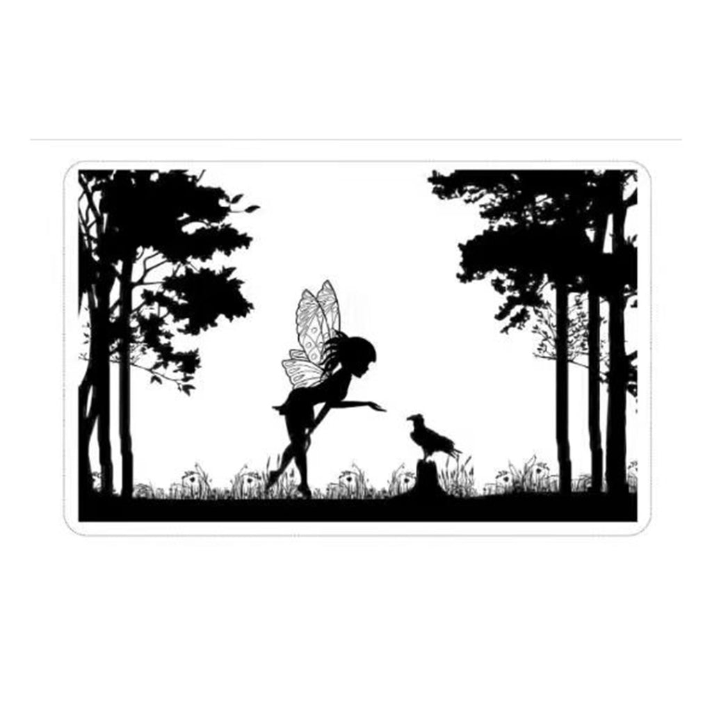 Fairy Clear Stamp, 11 x 16 cm Silicone Craft Stamp