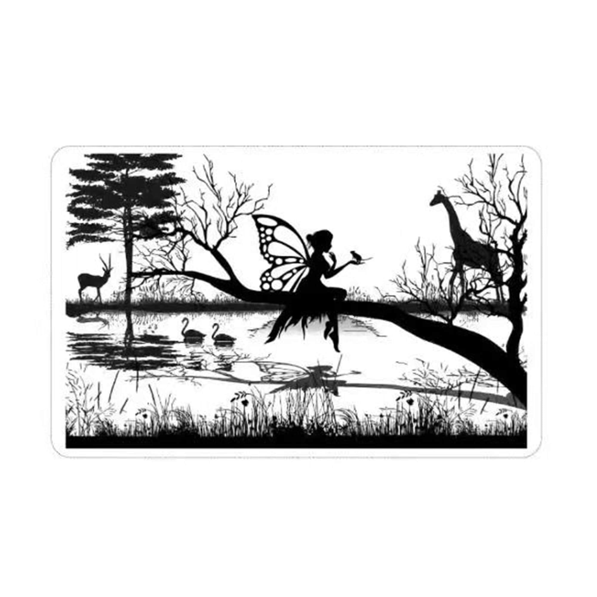Fairy Clear Stamp, 11 x 16 cm Silicone Craft Stamp