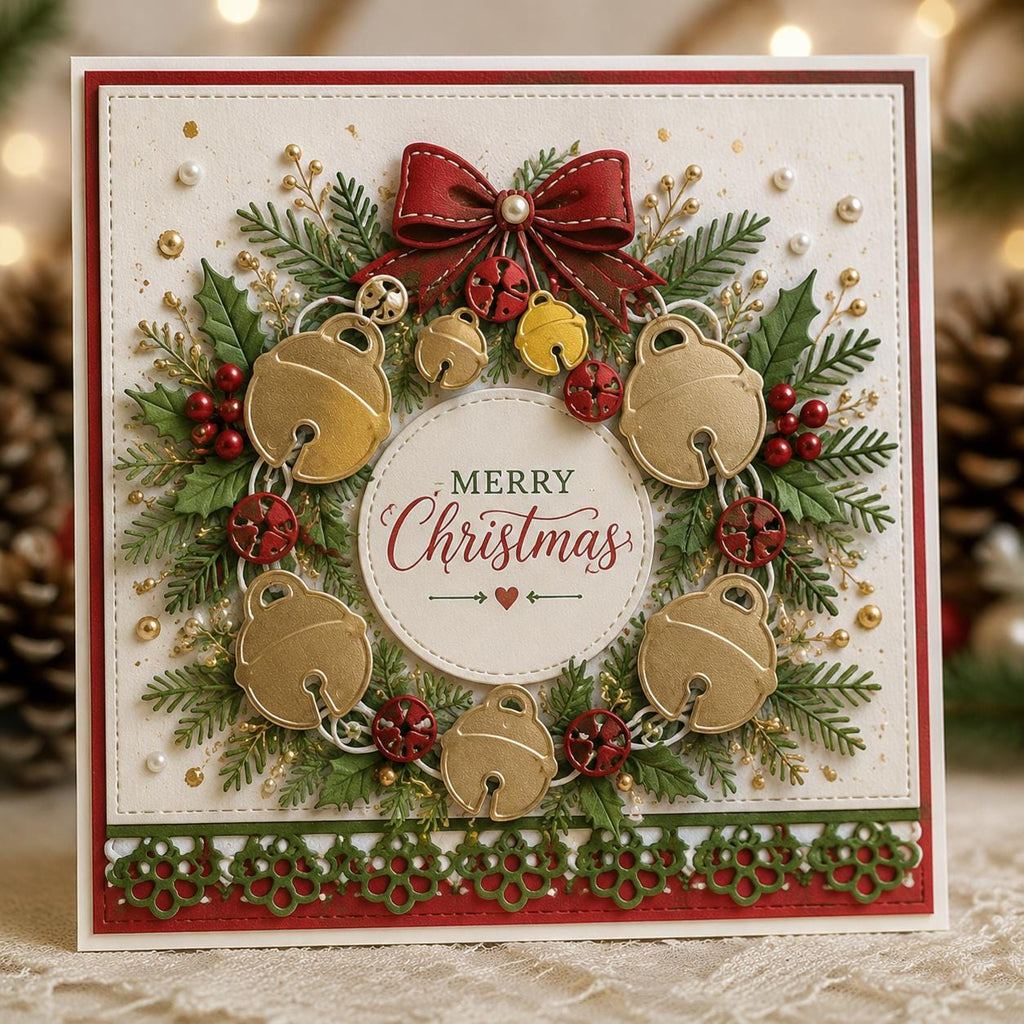 Christmas Bells Metal Die Cut | DIY Scrapbooking, Card Making