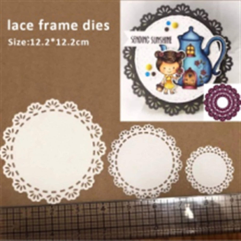 Lace Frame Metal Cutting Die for Cards and Scrapbook Pages