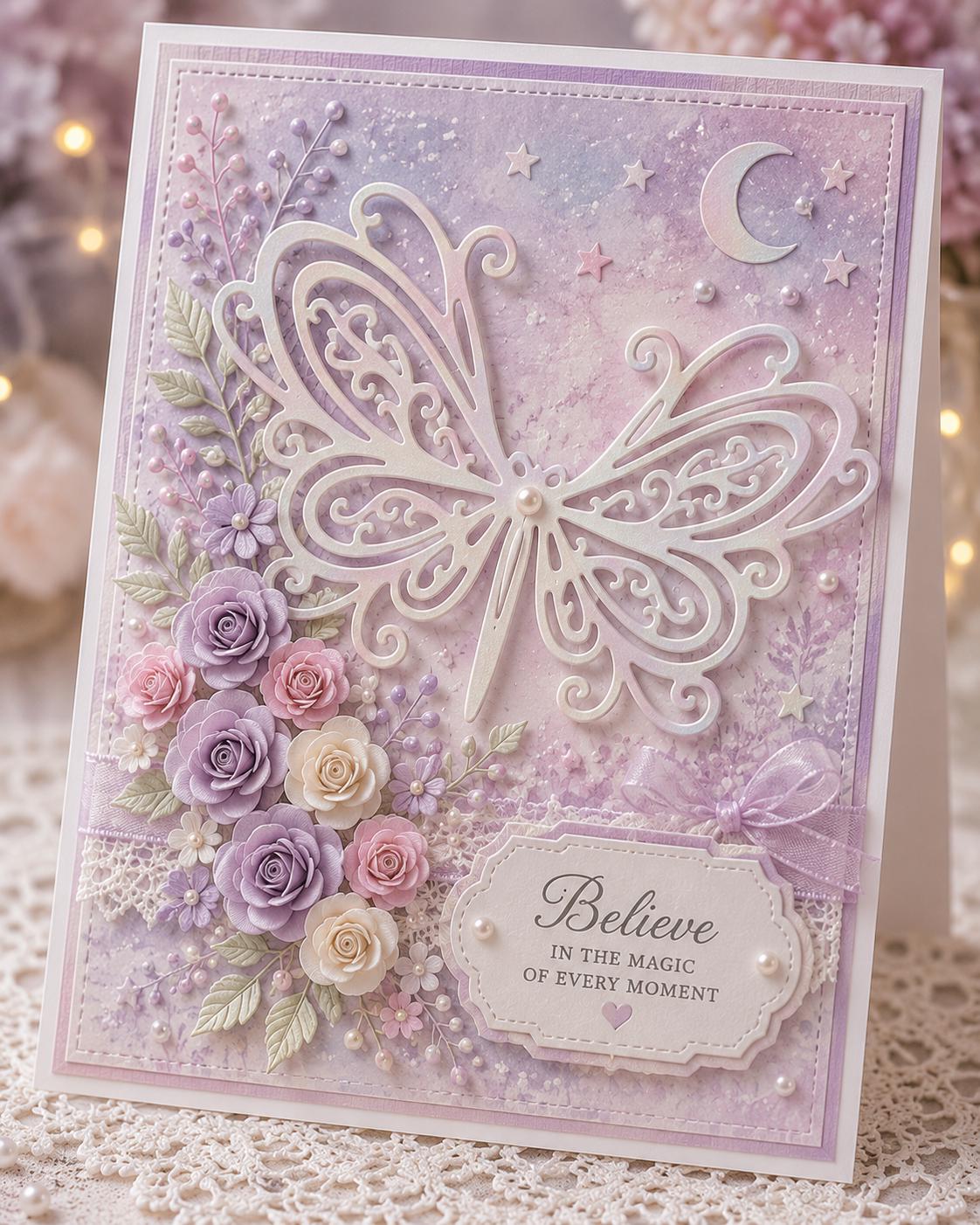 Butterfly Metal Die Cut | Scrapbooking, Card Making (9.3x7cm/3.7x2.8inch)
