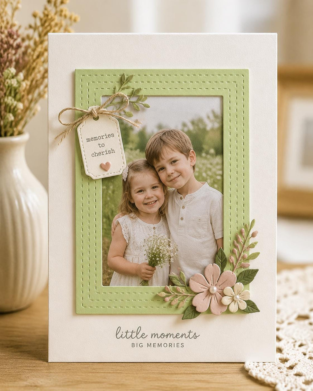 Stitched Frame Metal Cutting Die for Cards and Scrapbooking